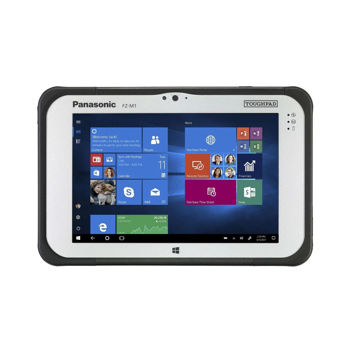 Panasonic Toughpad FZ-M1 – Intel i5-7Y57 · 8GB RAM · 256GB SSD