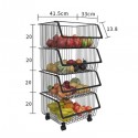 Rack organizador de cocina 4 niveles Cocina