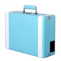 Tocadiscos Bluetooth 3 Velocidades con Maleta Celeste Tocadiscos y Tornamesas