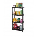Estante Solido Decorativo 12" 4N Negro Hogar