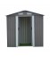 Bodega para jardin gris Terraza y Jardin