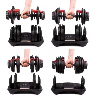 Juego de Pesas Ajustables Max Fitness 600 Deporte