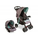 Coche Travel Gris Verde H005GV Coches y sillas