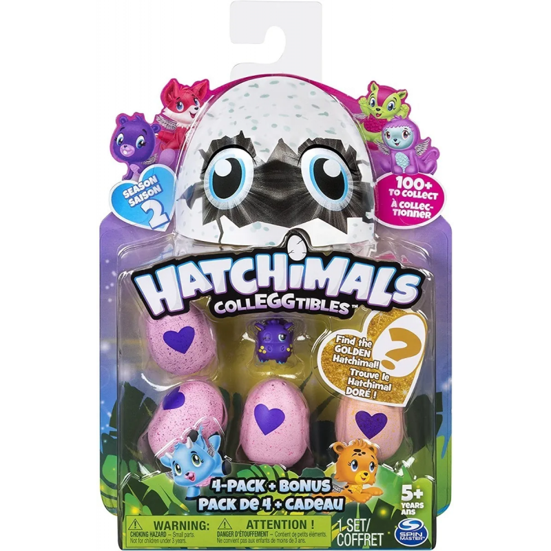 Hatchimals Colleggtibles pack 4 Juguetes