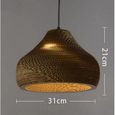 Lámpara Origami Rústica Clásica 008 Iluminación