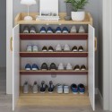 Mueble Zapatero Organizador Blanco Caramelo Muebles