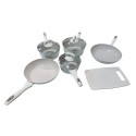 Juego de cocina 10 piezas + 6 utensilios ceramica antiadherente Cocina
