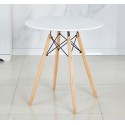 Mesa Redonda Eames Blanca 80x80 Mesa plegable, Mesas