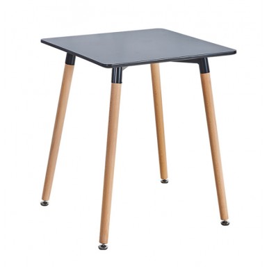 Mesa Eames Negra cuadrada 80x80 Mesa plegable, Mesas