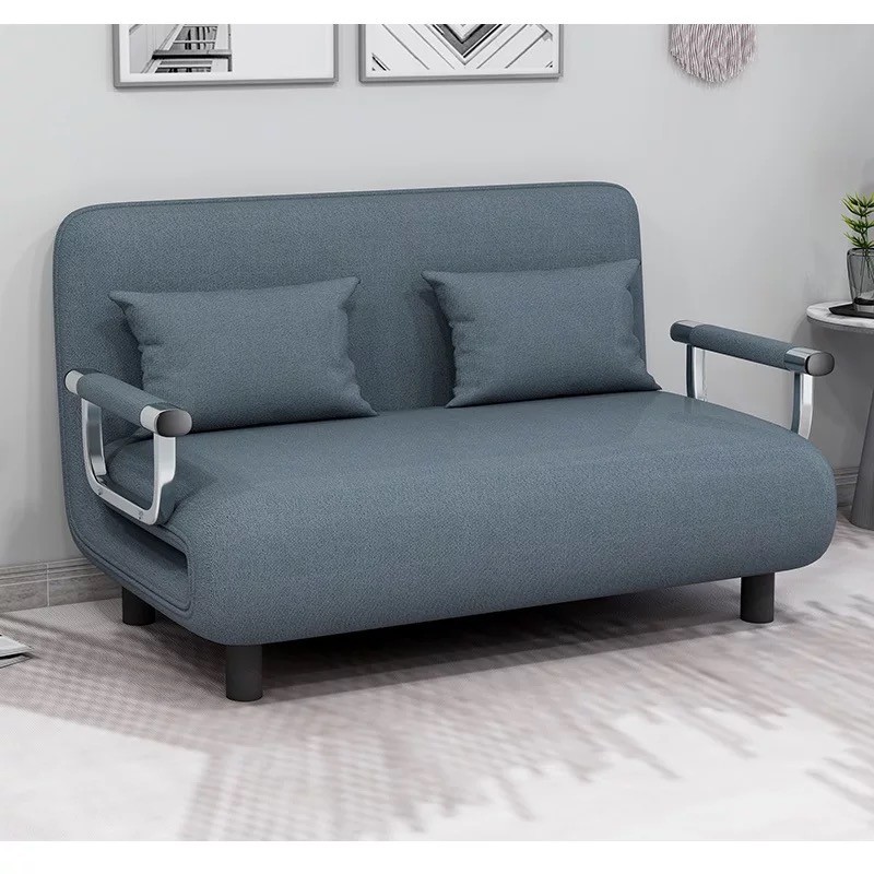 Sofa Cama Extendible Azul Linen Sofás