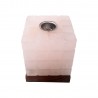 Lampara de sal aromaterapia cubo blanca Inicio