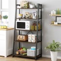 Rack Multiuso 5 Niveles Metal Frame Wood Muebles