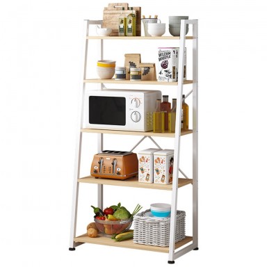 Rack Multiuso 5 Niveles Ligth Wood Inicio