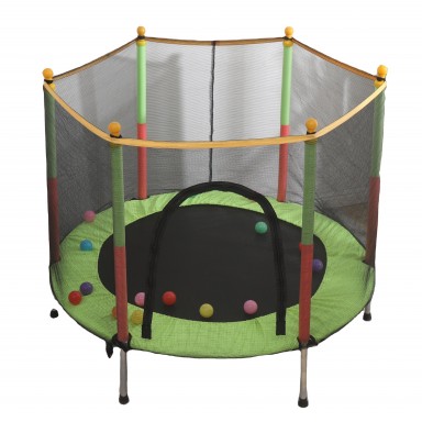 Cama Saltarina para niños color Verde Niños