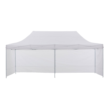 Toldo Retractil 3x6 Blanco con Paredes Inicio