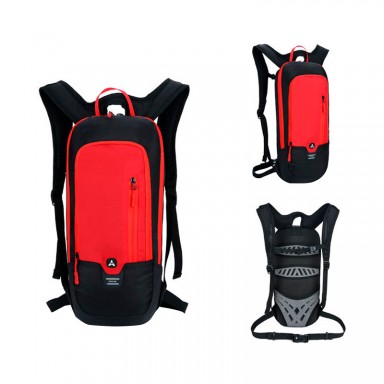 Mochila Hidratación Ciclista Roja Deporte