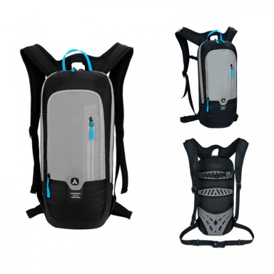 Mochila Hidratación Ciclista Gris Deporte