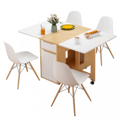 Comedor plegable Nordico para 4 personas Juegos de Comedor
