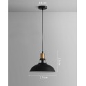 Lampara Colgante Junin Black Iluminación