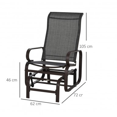 Silla Mecedora Outsunny 009 Terraza y Jardin