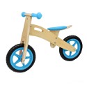 Bicicleta aprendizaje infantil madera celeste Niños
