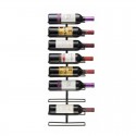 Rack metálico para 9 botellas de vino Muebles