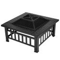 Fogon Brasero metalico 3 en 1 Terraza y Jardin