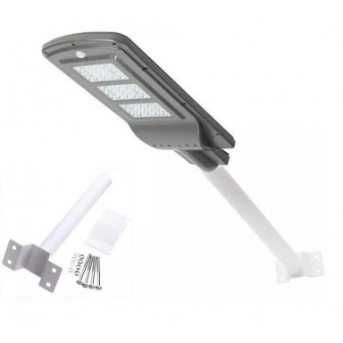 Panel Solar LED 60W + Mango Soporte + Control remoto Terraza y Jardin