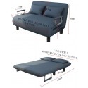 Sofa Cama Extendible 2 plazas Azul Linen Sofás