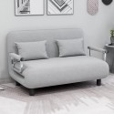 Sofa Cama Extendible 2 plazas Gris Light Linen Sofás