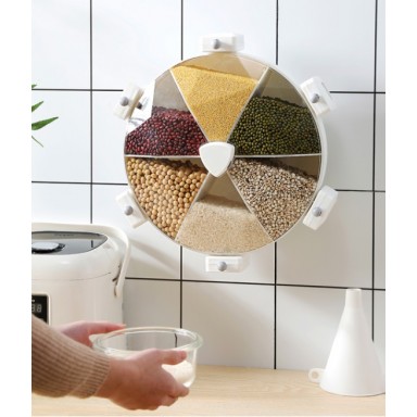 Organizador Rotatorio de Cereales y granos Cocina