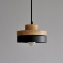 Lampara redonda wooden L11 Iluminación