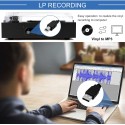 Tocadiscos Bluetooth negro LPSC-015 Tocadiscos y Tornamesas