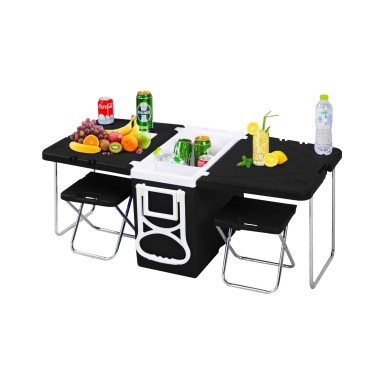 Mesa Cooler 2 en 1 de 28 litros Terraza y Jardin