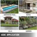 Reja para Piscina Modular Ajustable 1,2 x 3,6 metros. Piscinas