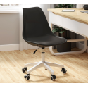 Silla de Oficina Eames acolchada Negro Sillas de oficina