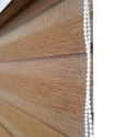 Cortina Roller Duo Madera Biancobelo Cortinas