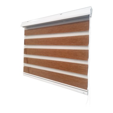 Cortina Roller Duo Madera Cortinas