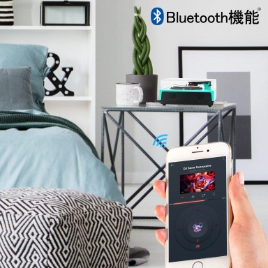 Tocadiscos Super Mini TT254 Bluetooth Green Tocadiscos y Tornamesas
