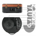 Tocadisco Maleta VMO 017 Negro Bluetooth Tocadiscos y Tornamesas