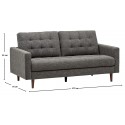 Sillon 3 Cuerpos Gris Venezia Sofás