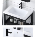 Kit mueble vanitorio mas espejo de baño Muebles