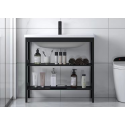 Kit mueble vanitorio mas espejo de baño Muebles