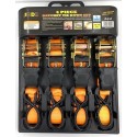 Pack 4 eslingas de amarra de 3,5 metros Carpas