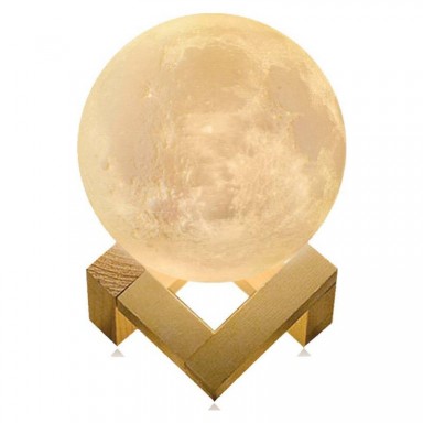 Lampara luna led 3D Iluminación