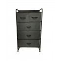 Mueble Organizador de Tela Grey 08BK Organizacion