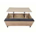 Mesa de centro rustica 82WH Mesa plegable, Mesas