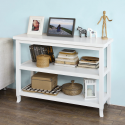 Mueble arrimo blanco 2 niveles 36012 Muebles