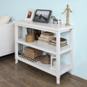 Mueble arrimo blanco 2 niveles 36012 Muebles