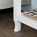 Mueble arrimo blanco 2 niveles 36012 Muebles
